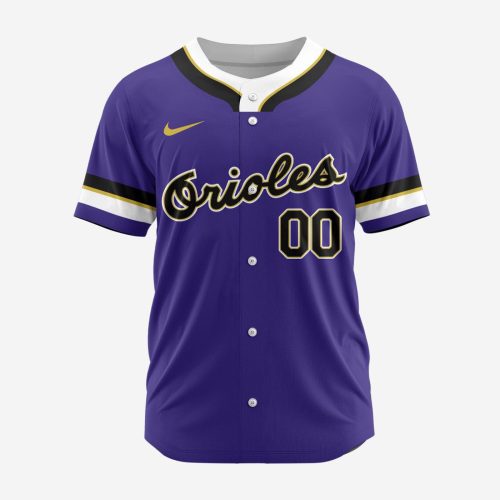 MLB Baltimore Orioles Personalized Reverse Retro Concept Design Baseball Jersey