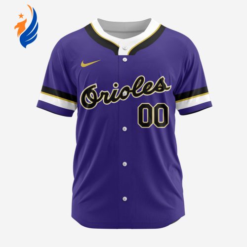 MLB Baltimore Orioles Personalized Reverse Retro Concept Design Baseball Jersey