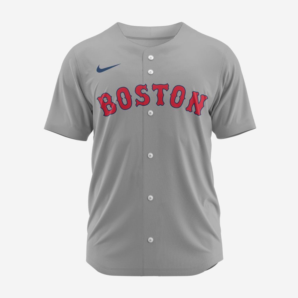 MLB Boston Red Sox Personalized 2024 Road Baseball Jersey MLB Boston Red Sox Personalized 2024 Road Baseball Jersey