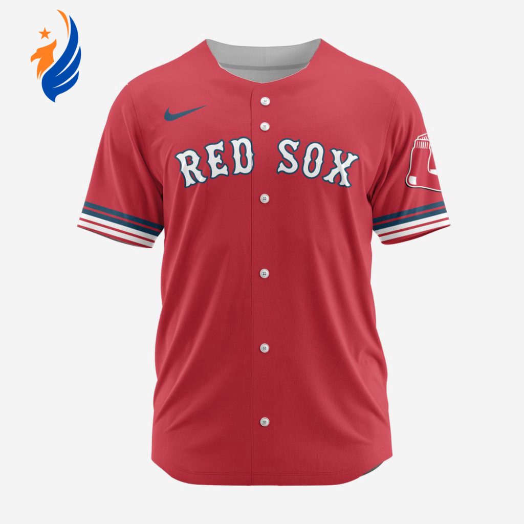 MLB Boston Red Sox Personalized Alternate Design Concept Baseball Jersey 2402 MLB Boston Red Sox Personalized Alternate Design Concept Baseball Jersey 2402