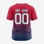 MLB Boston Red Sox Personalized Gradient Design Baseball Jersey Gift for Men Women