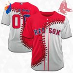 MLB Boston Red Sox Personalized Mix Baseball Jersey Gift for Men Women
