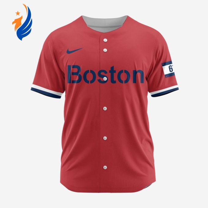 MLB Boston Red Sox Personalized Reverse Retro Concept Design Baseball Jersey