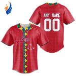 MLB Boston Red Sox Specialized Baseball Jersey Fearless Aganst Autism Gift for Men Women MLB Boston Red Sox Specialized Baseball Jersey Fearless Aganst Autism Gift for Men Women
