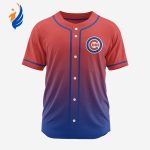 MLB Chicago Cubs Personalized Gradient Design Baseball Jersey Gift for Men Women MLB Chicago Cubs Personalized Gradient Design Baseball Jersey Gift for Men Women