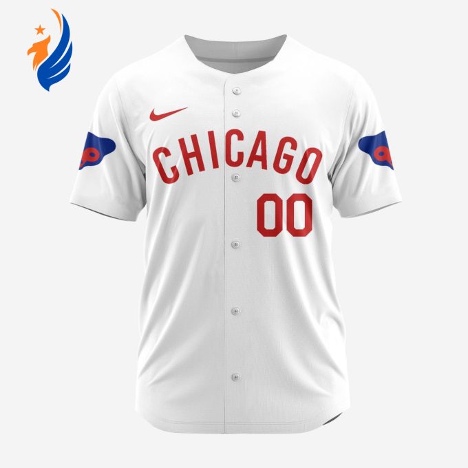 MLB Chicago Cubs Personalized Reverse Retro Concept Design Baseball Jersey