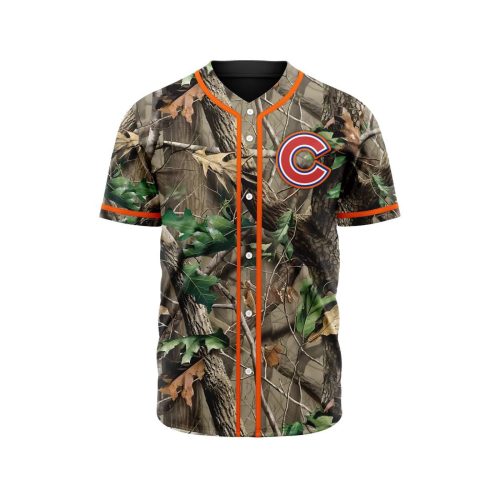 MLB Chicago Cubs Special Realtree Camo Hunting Baseball Jersey Gift for Men Women