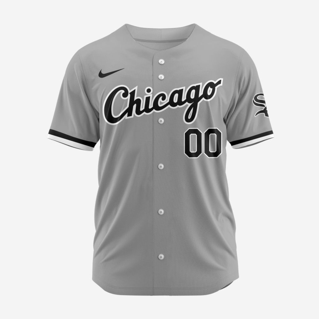MLB Chicago White Sox Personalized 2024 Road Baseball Jersey MLB Chicago White Sox Personalized 2024 Road Baseball Jersey