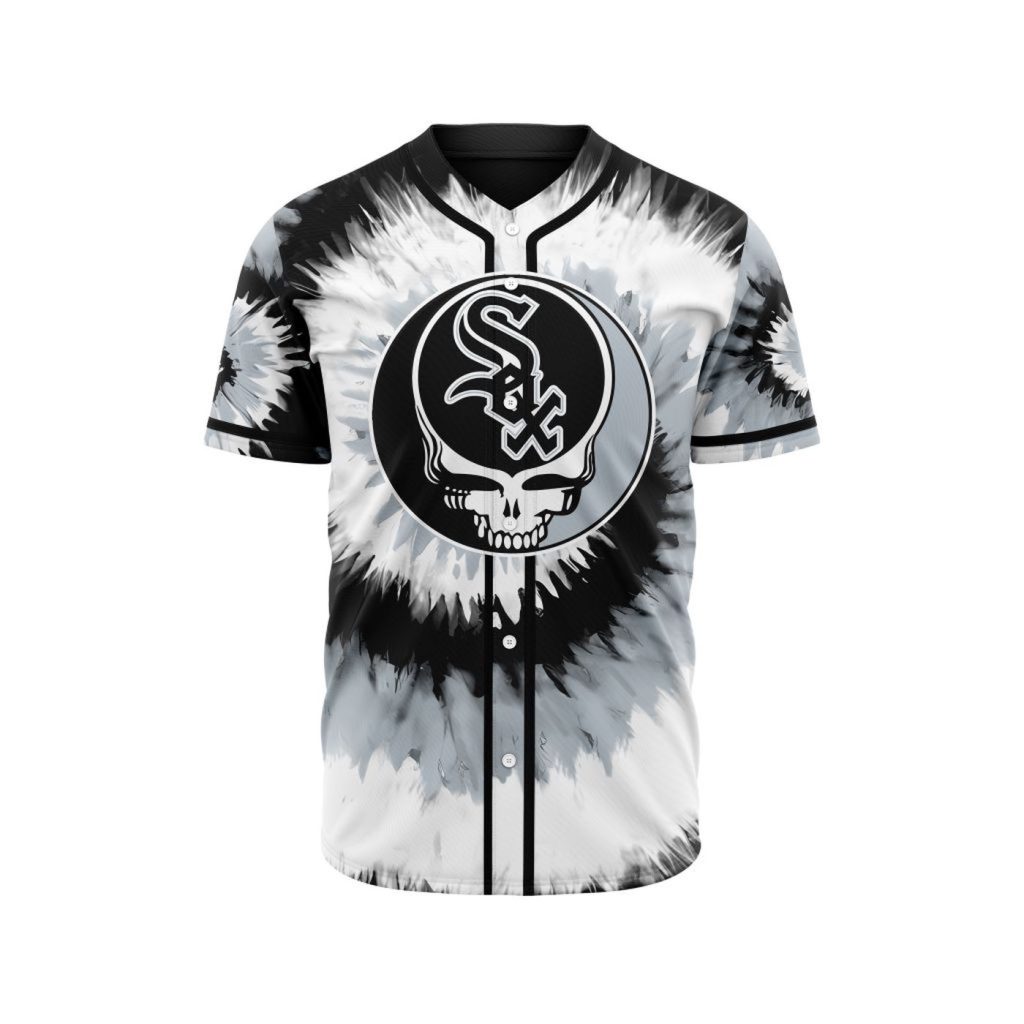 MLB Chicago White Sox Special Grateful Dead Design Baseball Jersey Gift for Men Women MLB Chicago White Sox Special Grateful Dead Design Baseball Jersey Gift for Men Women