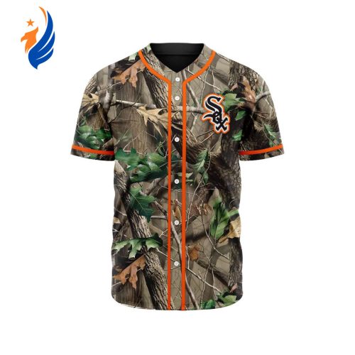 MLB Chicago White Sox Special Realtree Camo Hunting Baseball Jersey Gift for Men Women