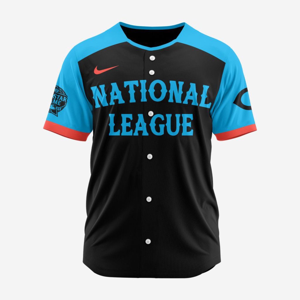 MLB Cincinnati Reds Personalized 2024 All Star Game Baseball Jersey MLB Cincinnati Reds Personalized 2024 All Star Game Baseball Jersey