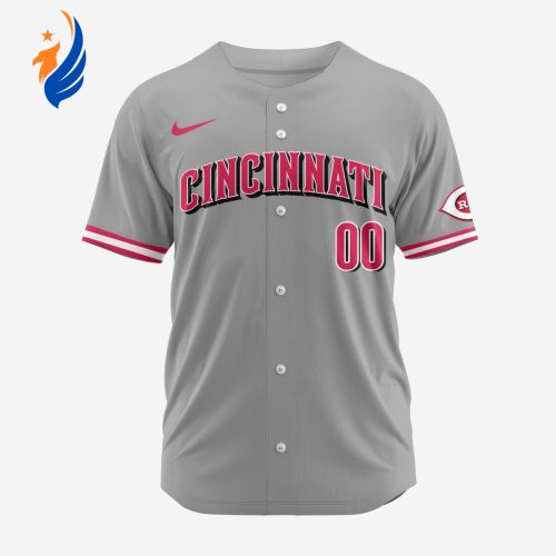 MLB Cincinnati Reds Personalized 2024 Road Baseball Jersey