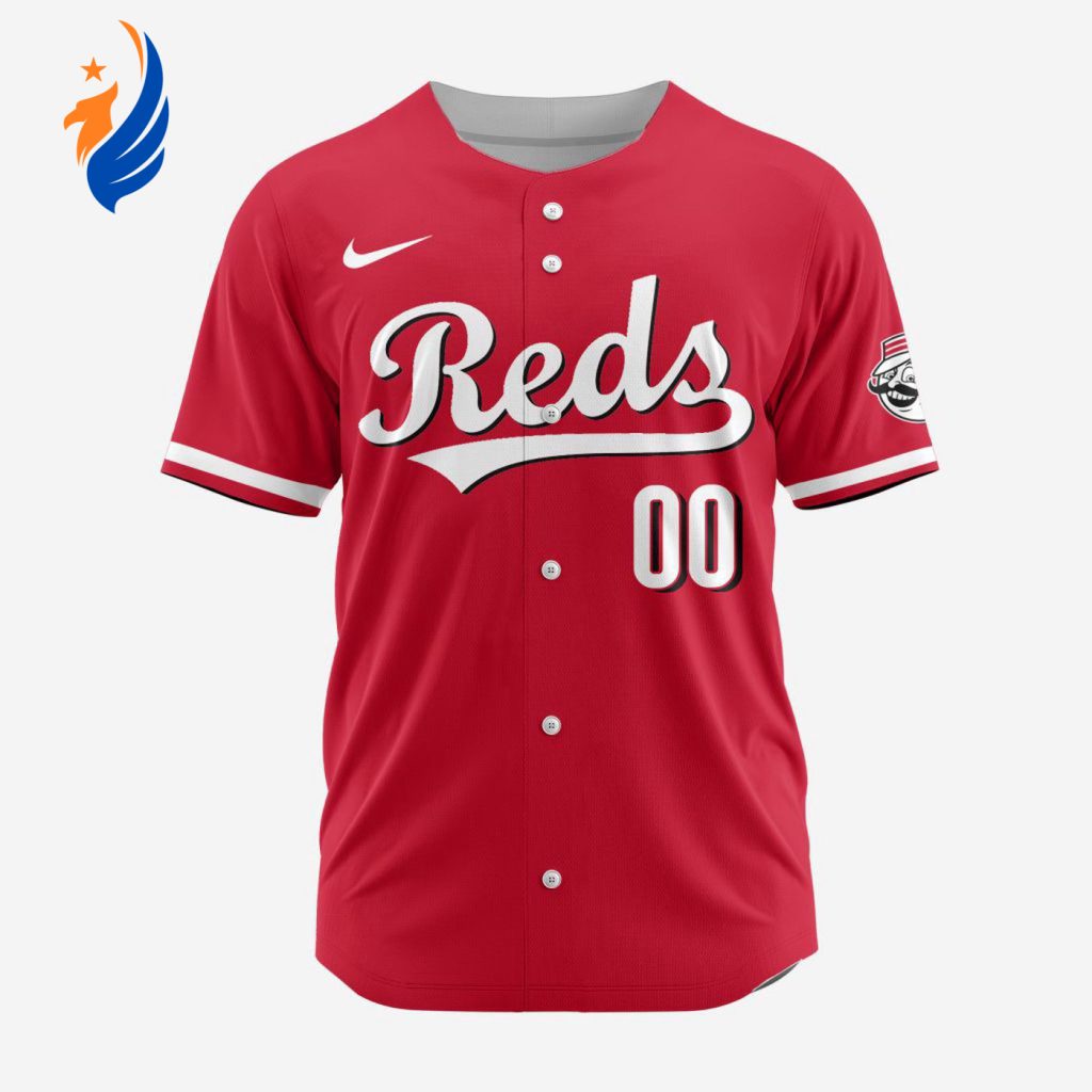 MLB Cincinnati Reds Personalized Alternate 02 Baseball Jersey MLB Cincinnati Reds Personalized Alternate 02 Baseball Jersey