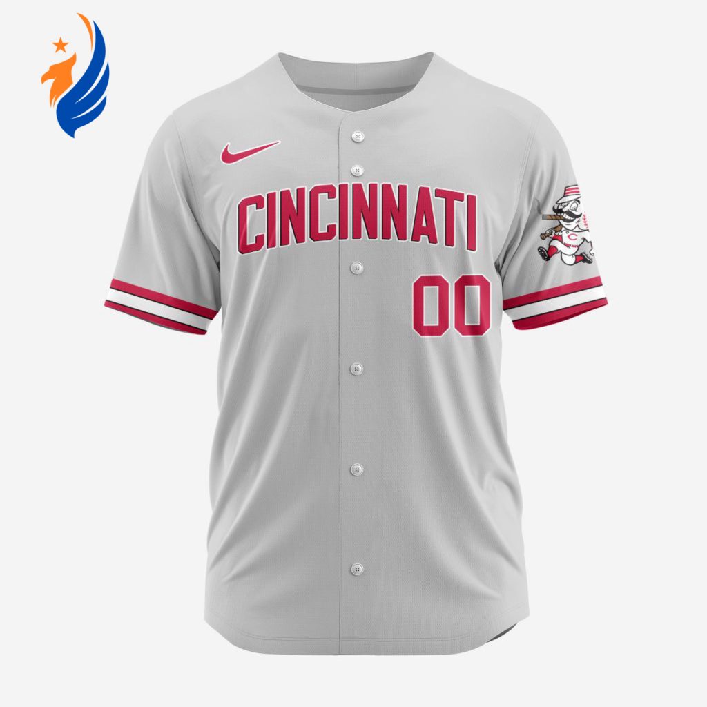MLB Cincinnati Reds Personalized Alternate Design Concept Baseball Jersey 2402 MLB Cincinnati Reds Personalized Alternate Design Concept Baseball Jersey 2402