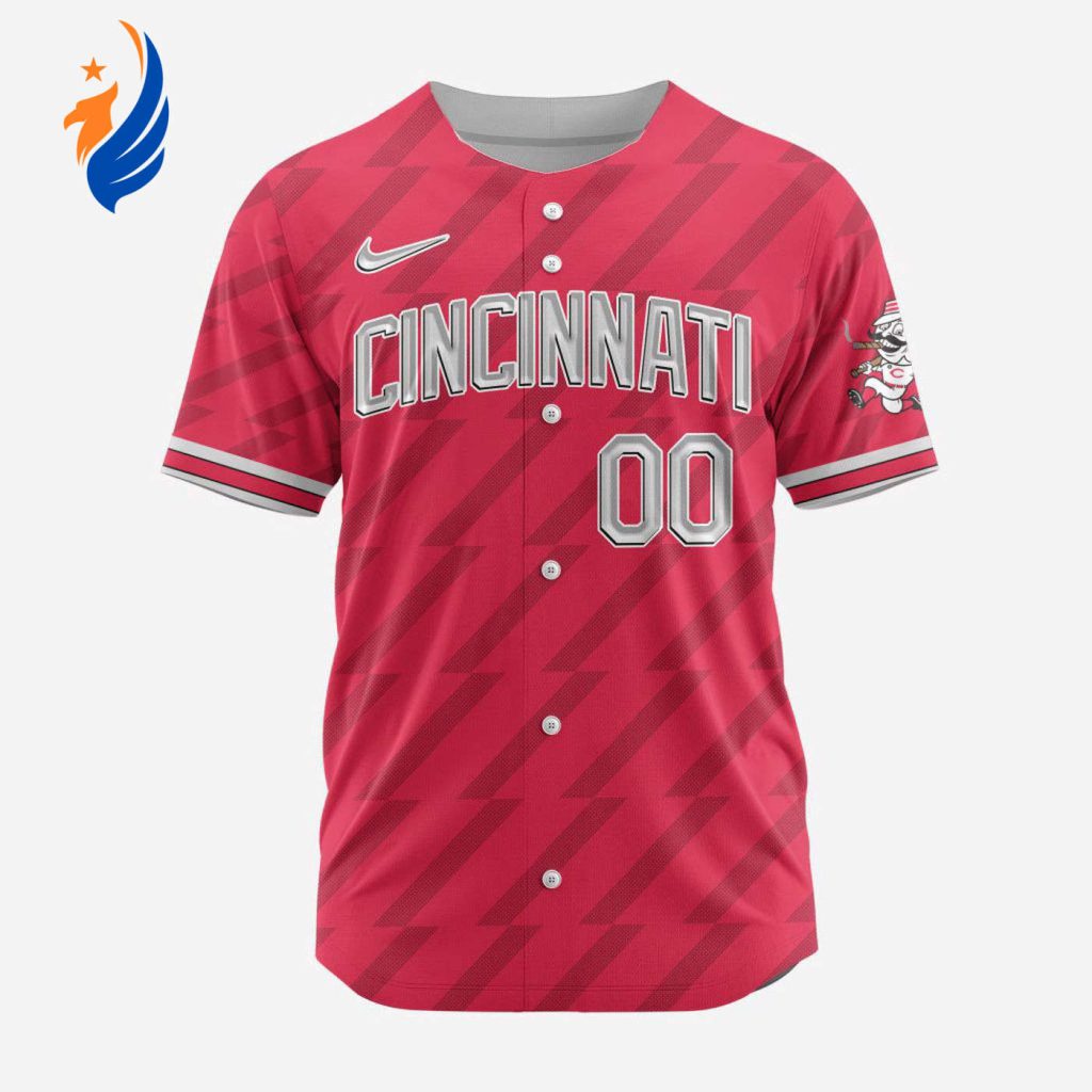 MLB Cincinnati Reds Personalized Alternate Design Concept Baseball Jersey 2404 MLB Cincinnati Reds Personalized Alternate Design Concept Baseball Jersey 2404