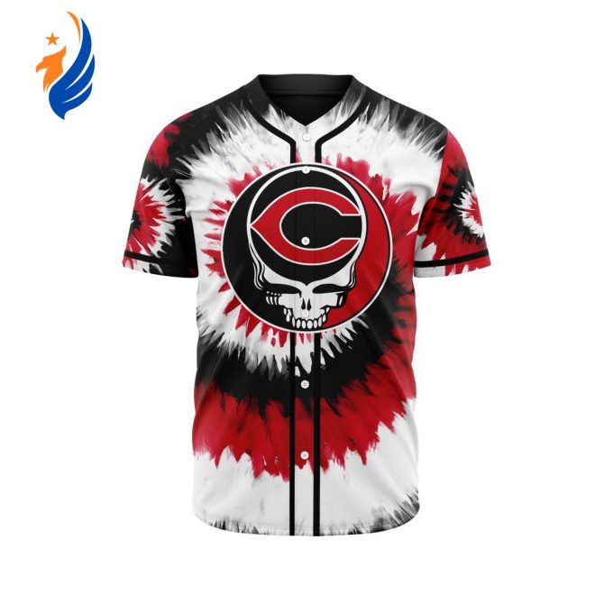 MLB Cincinnati Reds Special Grateful Dead Design Baseball Jersey Gift for Men Women MLB Cincinnati Reds Special Grateful Dead Design Baseball Jersey Gift for Men Women