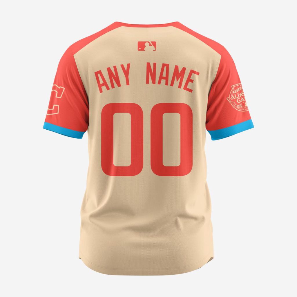 MLB Cleveland Guardians Personalized 2024 All Star Game Baseball Jersey MLB Cleveland Guardians Personalized 2024 All Star Game Baseball Jersey