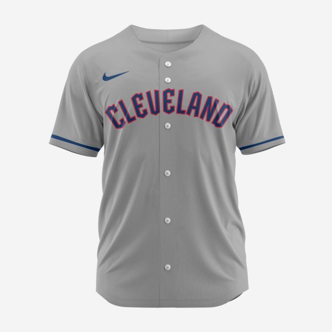 MLB Cleveland Guardians Personalized 2024 Road Baseball Jersey