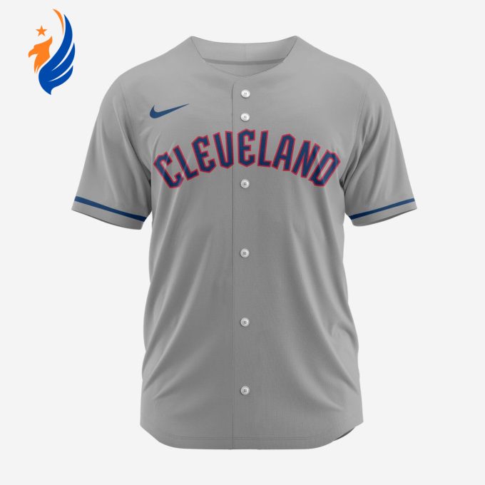 MLB Cleveland Guardians Personalized 2024 Road Baseball Jersey