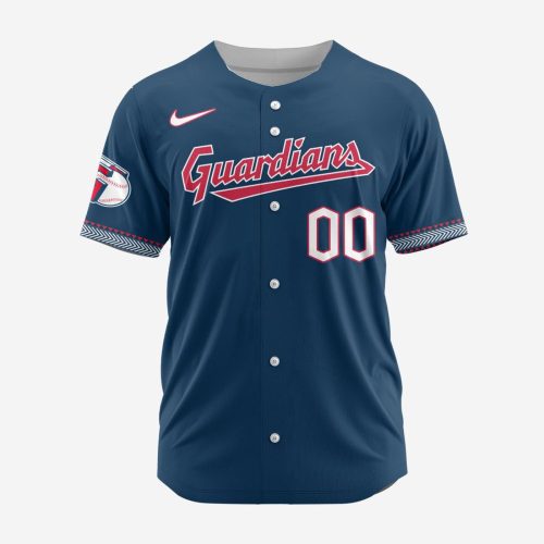 MLB Cleveland Guardians Personalized Alternate Design Concept Baseball Jersey 2402