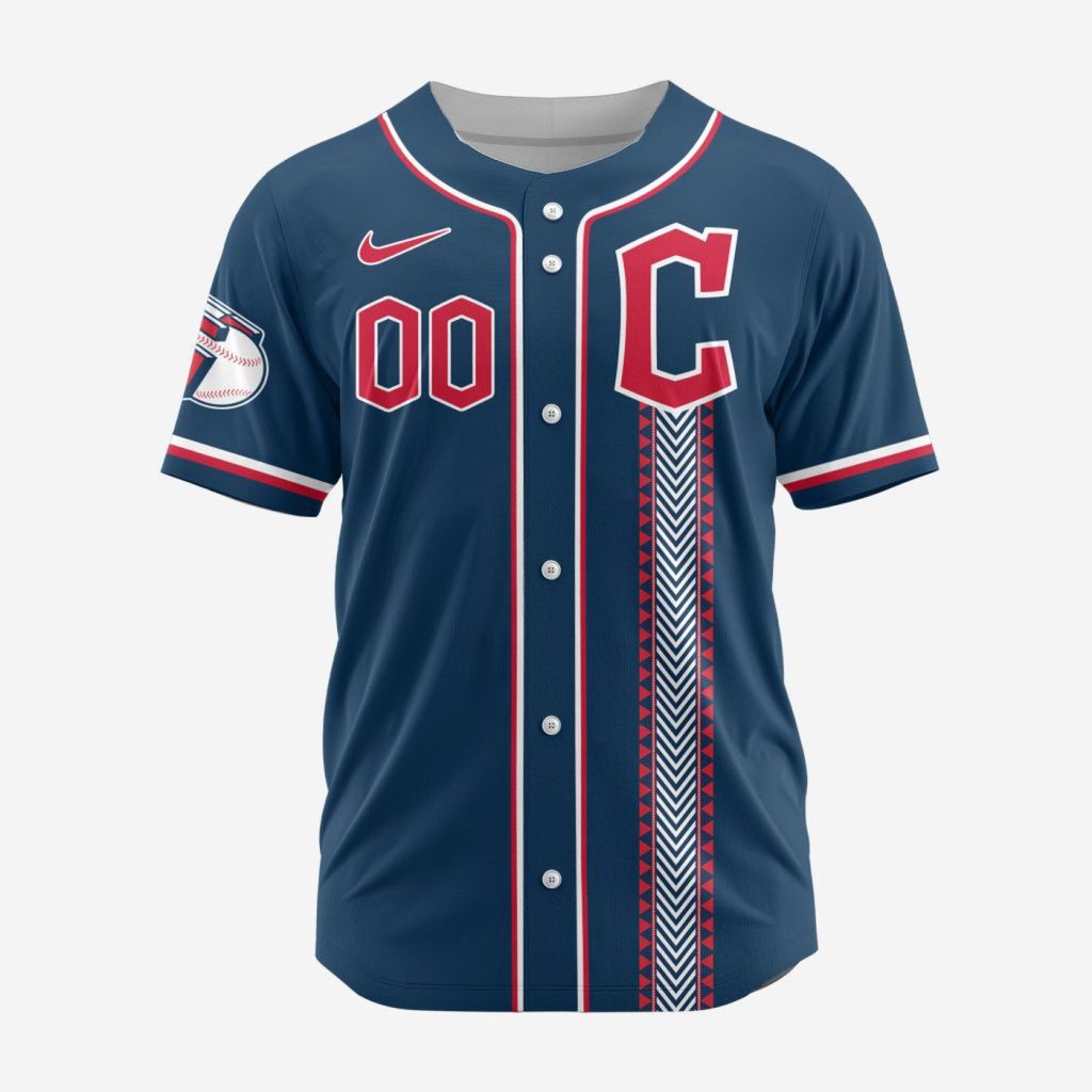 MLB Cleveland Guardians Personalized Alternate Design Concept Baseball Jersey 2404 MLB Cleveland Guardians Personalized Alternate Design Concept Baseball Jersey 2404