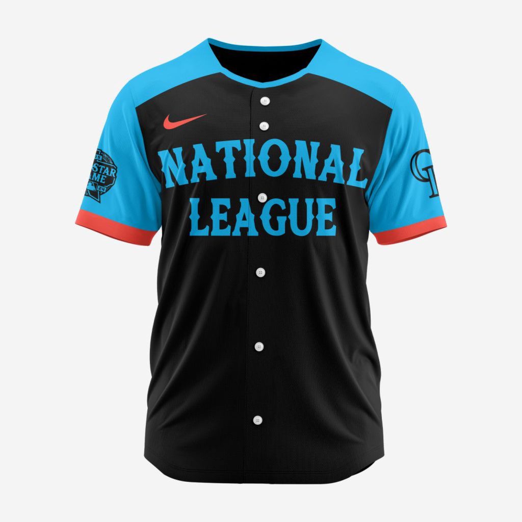 MLB Colorado Rockies Personalized 2024 All Star Game Baseball Jersey MLB Colorado Rockies Personalized 2024 All Star Game Baseball Jersey