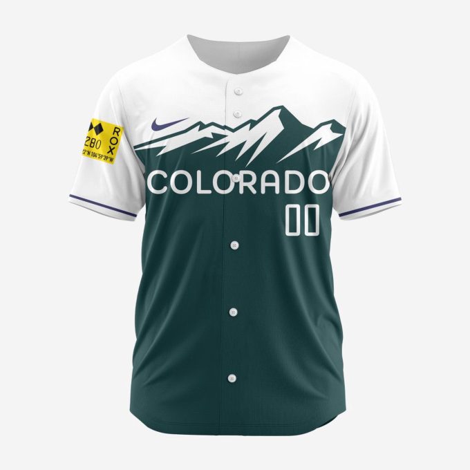 MLB Colorado Rockies Personalized 2024 City Connect Baseball Jersey Design