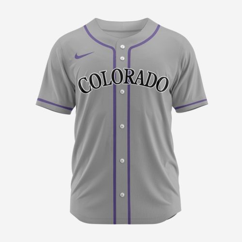 MLB Colorado Rockies Personalized 2024 Road Baseball Jersey