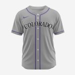 MLB Colorado Rockies Personalized 2024 Road Baseball Jersey