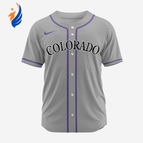 MLB Colorado Rockies Personalized 2024 Road Baseball Jersey