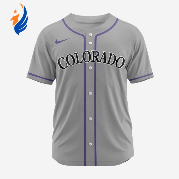 MLB Colorado Rockies Personalized 2024 Road Baseball Jersey