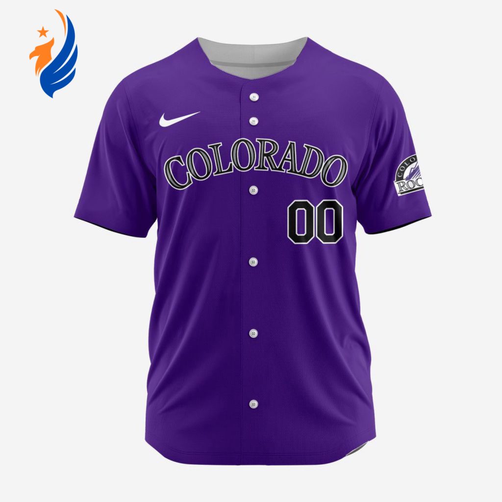 MLB Colorado Rockies Personalized Alternate Baseball Jersey MLB Colorado Rockies Personalized Alternate Baseball Jersey