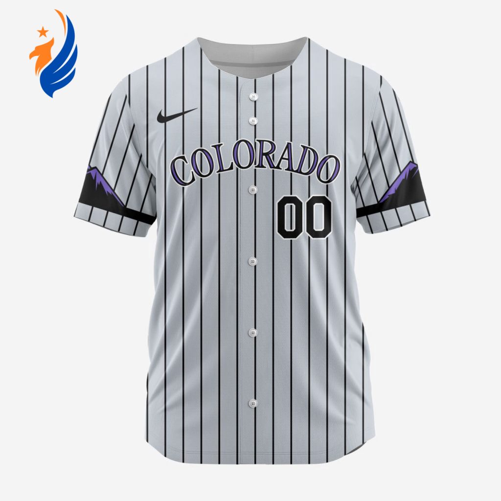 MLB Colorado Rockies Personalized Alternate Design Concept Baseball Jersey 2402 MLB Colorado Rockies Personalized Alternate Design Concept Baseball Jersey 2402