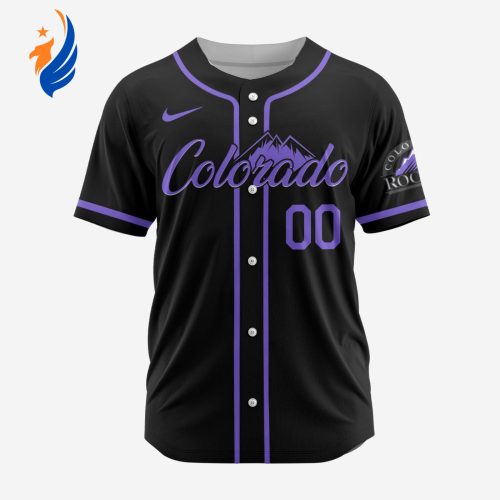 MLB Colorado Rockies Personalized Alternate Design Concept Baseball Jersey 2404