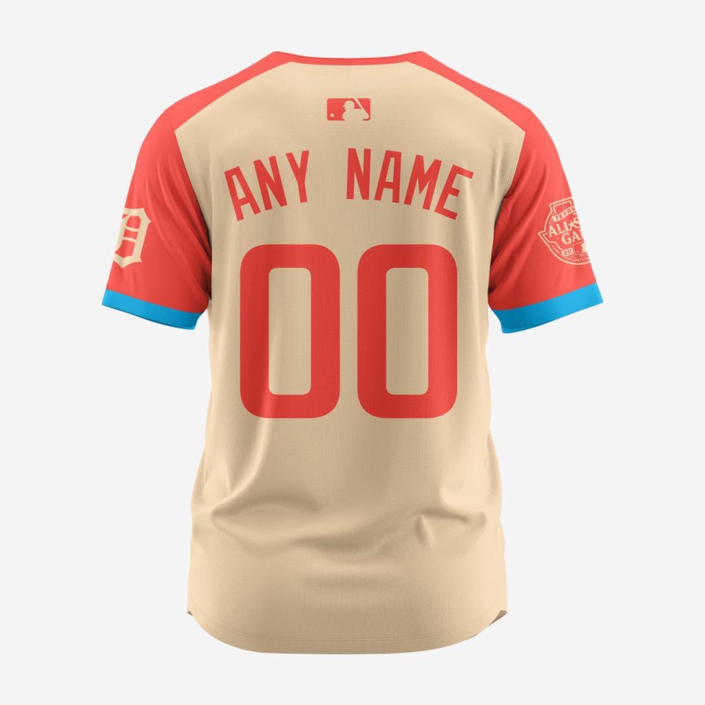 MLB Detroit Tigers Personalized 2024 All Star Game Baseball Jersey MLB Detroit Tigers Personalized 2024 All Star Game Baseball Jersey