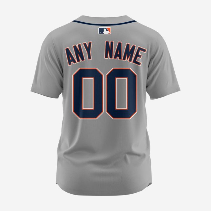 MLB Detroit Tigers Personalized 2024 Road Baseball Jersey