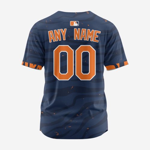 MLB Detroit Tigers Personalized Alternate Design Concept Baseball Jersey 2404