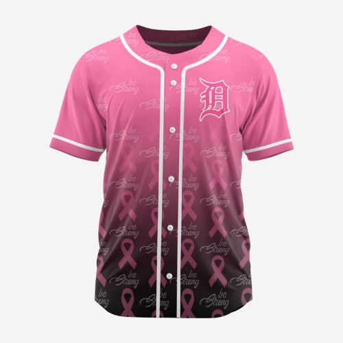 MLB Detroit Tigers Special Pink Design Fight Breast Cancer Baseball Jersey Gift for Men Women