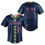 MLB Detroit Tigers Specialized Baseball Jersey Fearless Aganst Autism Gift for Men Women MLB Detroit Tigers Specialized Baseball Jersey Fearless Aganst Autism Gift for Men Women