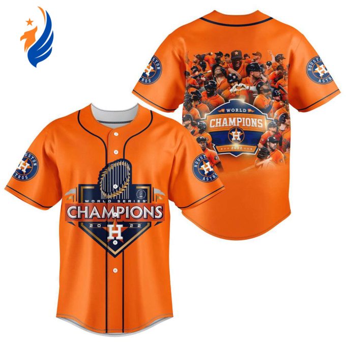 MLB Houston Astros 2022 World Series Champions Baseball Jersey MLB Houston Astros 2022 World Series Champions Baseball Jersey