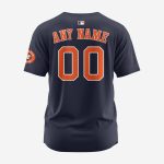 MLB Houston Astros Personalized Alternate 02 Baseball Jersey