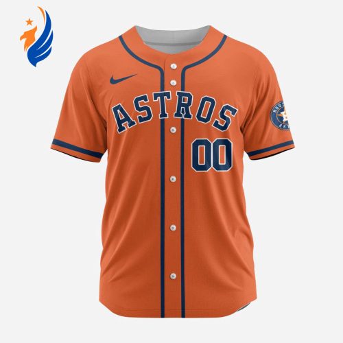 MLB Houston Astros Personalized Alternate Baseball Jersey