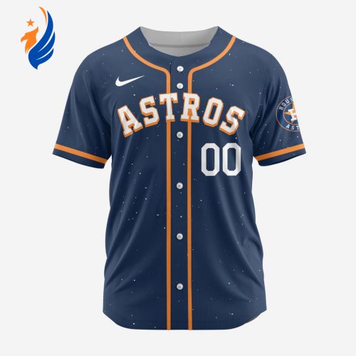 MLB Houston Astros Personalized Alternate Design Concept Baseball Jersey 2404