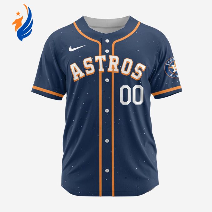 MLB Houston Astros Personalized Alternate Design Concept Baseball Jersey 2404 MLB Houston Astros Personalized Alternate Design Concept Baseball Jersey 2404