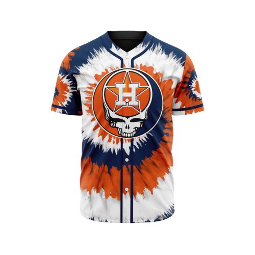 MLB Houston Astros Special Grateful Dead Design Baseball Jersey Gift for Men Women