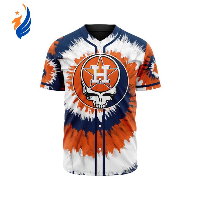 MLB Houston Astros Special Grateful Dead Design Baseball Jersey Gift for Men Women MLB Houston Astros Special Grateful Dead Design Baseball Jersey Gift for Men Women
