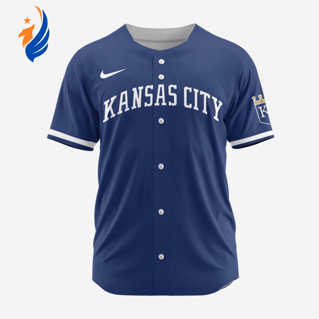 MLB Kansas City Royals Personalized Alternate 02 Baseball Jersey MLB Kansas City Royals Personalized Alternate 02 Baseball Jersey