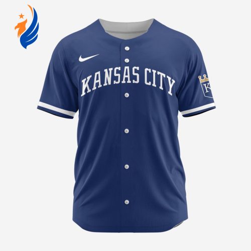 MLB Kansas City Royals Personalized Alternate 02 Baseball Jersey