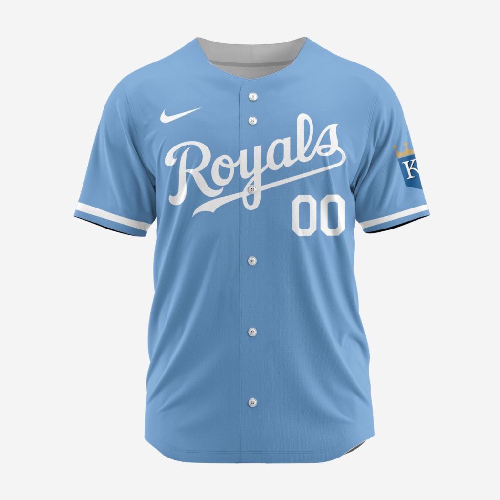 MLB Kansas City Royals Personalized Alternate Baseball Jersey MLB Kansas City Royals Personalized Alternate Baseball Jersey