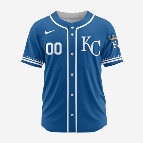 MLB Kansas City Royals Personalized Alternate Design Concept Baseball Jersey 2402